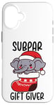 iPhone 16 Plus Ugly Christmas Funny White Elephant Gift Subpar Gift Giver Case