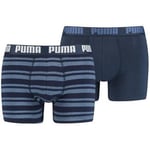 Boxers Puma  2 Boxers Homme HERITAGEN STRIPE Denim