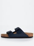 Birkenstock Arizona Smooth Leather Sandal, Navy, Size 7.5, Men