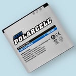 PolarCell Batterie pour Sony Ericsson Live with Walkman WT19i WT19a - 1350mAh