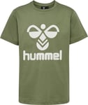 Hummel Kids' hmlTRES T-Shirt Short Sleeve Olivine, 116