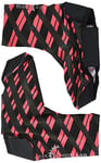 Zero RH+ Fashion Lab Lycra, Vêtements Bike Shoecover Unisexe - Adulte, Tartan Swash/Psycho Red, L