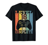 Level 16 Complete Video Gamer 16th Birthday Gift Boys Girls T-Shirt