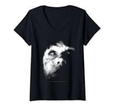 Womens The Exorcist Regan Demon Face V-Neck T-Shirt