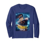 Titanic April 1912 Voyage Historic Cruise and Iceberg Story Long Sleeve T-Shirt