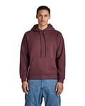 G-STAR RAW Men's Tape Raglan Loose Hoodie, Purple (vineyard wine D22325-C988-D303), L