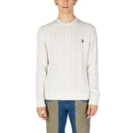 U. S. Polo Assn. Coton Blanc Homme Pull Authentique