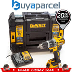 DeWalt DCD796E1T 18V XR Brushless Combi Hammer Drill - 1 x POWERSTACK Batteries