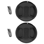 2 pcs Lens Cap Front Camera fit for Sigma 150-600mm 5-6.3 Contemporary DG OS HSM