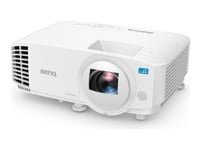 BenQ LW500ST - DLP-projektor - LED - bärbar - 3D - 2000 ANSI lumen - WXGA (1280 x 800) - 16:10 - zoomobjektiv med kort kastavstånd - vit