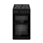 Altimo CETS502B 500mm Twin Cavity Freestanding Cooker - Black