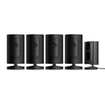 Ring Outdoor Camera Battery 4 pack (Stick Up Cam) + Indoor Camera (2nd Gen) | Security Camera with 1080p HD Video, Two-Way Talk, alternative to CCTV system | 30-day free trial of Ring Home