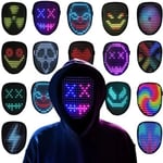 Gesture Induction Halloween LED Mask Sensing Face Masks  Performance