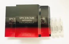 3 x 1.2ml Eau de Toilette for Men Sprays - Spicebomb Infrared  V&R