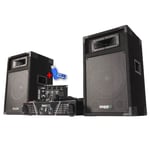 Pack sono complet ibiza DJ300 480W + table de mixage + 2 HP + micro+ clé USB 32gigas