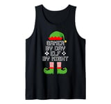 Christmas GAMER BY DAY ELF BY NIGHT Funny Children Tank Top