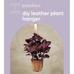 DIY-kit lav din egen læder-ampel til potteplanter