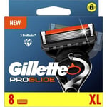 Rakhyvel och refill - GILLETTE - Fusion Proglide - Cargador 8 Recambios - Unisex - Optimal komfort