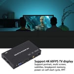 4K A7 HD Media Player Nanotechnology Media Player With Remote Control 100V‑2 AUS