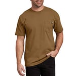 Dickies Men's Heavyweight Crew Neck Short Sleeve Tee Big-Tall T-Shirt, Brown Duck, Large