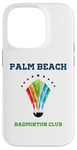 Coque pour iPhone 14 Pro Beach Florida Athletics Preppy Badminton Club Raquette