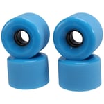 Tlily - 4Pcs/Set 60X45Mm Cruiser Skateboard Wheels pu Wheels Long Board Cruiser Wheels,Blue