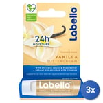 3x Labello Lip Balm Vanilla 88000