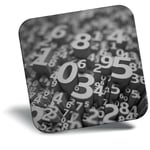 Awesome Fridge Magnet bw - Number Art Maths Physics  #35091