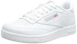 Reebok CLUB C Sneaker Basses Garçon Blanc Cassé (White/sheer Grey-int) 36 EU