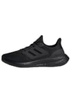 adidas Men's Pureboost 23 Shoes, Core Black/Core Black/Carbon, 7.5