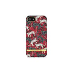 Richmond & Finch Phone Case Compatible with iPhone 6, 6s, 7, 8, iPhone SE3, Samba Red Leopard Design, Shockproof, Fully Protective Phone Cover