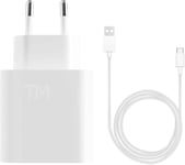 Chargeur 22,5W Pour Xiaomi Original Chargeur Rapide Alimentation Mdy-11-Ep Câble De Charge Usb C Adaptateur Pour Xiaomi Mi 12 Mi11 Mi10 Mi9 Note 13 12 11 10 10 Pro 9 8 12 11 10 9[L2791]