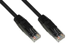 LINK Câble réseau Catégorie, 6 A, Non blindé UTP AWG24, Couleur Noir halogène, 10 m