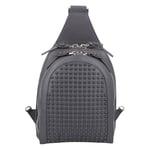 Christian Louboutin Mens Loubifunk Crossbody Bag - Grey material_Calf_Leather - One Size