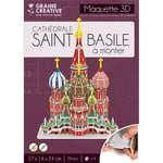 Maquette - Puzzle - 3D - Cathédrale Saint-Basile - Monument - Moscou - 78 pièces