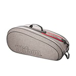 Wilson Sac de Raquettes de Tennis Team, Sac de transport pour jusqu’à 6 raquettes, pour hommes et femmes