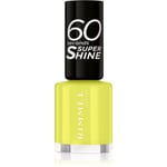 Rimmel 60 Seconds Super Shine nail polish shade 155 Beach Breeze Please 8 ml