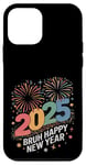 iPhone 12 mini Retro Bruh Happy New Year 2025 Happy New Years Eve Party Case