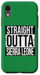 Coque pour iPhone XR TOUT DROIT SORTI DE LA SIERRA LEONE