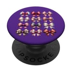 Coquette Esthétique Saint-Valentin Noeuds Roses Cœurs PopSockets PopGrip Adhésif