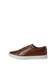 JACK & JONES Homme Jfwgalaxy Leather Basket, Cognac, 41 EU