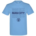 Manchester City T-shirt Sky Wordmark XL