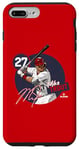 Coque pour iPhone 7 Plus/8 Plus Mike Trout | Joueurs MLB de baseball de Los Angeles | MLBTRO4005