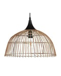 Lampe suspendue en rotin naturel BARARIS