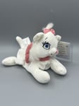 Disney Store Aristocats Plush Soft Toy Marie 7” White Cat Rare New Retired