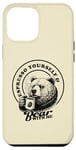 Coque pour iPhone 15 Pro Max Espresso Yourself Ours Graphique pour les amoureux des animaux de café