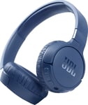 JBL Tune 660NC trådlösa on-ear hörlurar (blå)