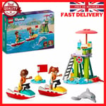 LEGO Friends Beach Water Scooter, Lifeguard Toy Building Set for 5 Plus Year Old