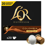 L'OR Origins Colombia Coffee Pods x20 (Pack of 10, Total 200 Capsules)