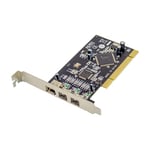 Carte de contrôleur PCI FireWire 1394A + 1394B, 2 + 1 Ports 1394 Ports, TI SN082AA2 + TSB81BA3 Nipseyteko